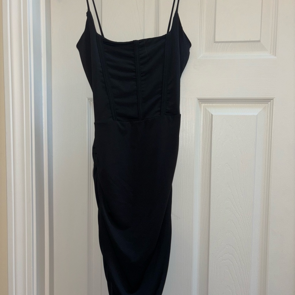 Windsor Black Strapless Dress
